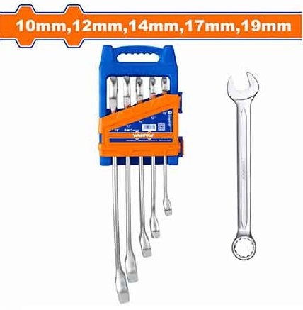 آچار یکسر تخت و یکسر رینگی وادفو مدل WSP1215 مجموعه 5 عددی