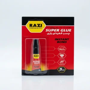 چسب قطره‌ای رازی ۳ میلی‌لیتری (Razi Super Glue)